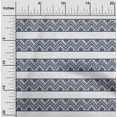 thumbnail image 1 of oneOone Viscose Jersey Fabric Floral & Chevron Block Print Fabric By Yard 60 Inch Wide, 1 of 1