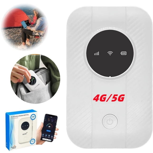 Mesase Pocket Wifi 5G 1 Band Portable Router For International Travel 2PCs