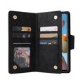 thumbnail image 5 of Case for Samsung Galaxy A21S Magnetic Leather Zipper Wallet Cover Card Holder, 5 of 5