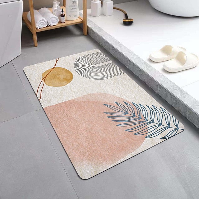 Yhmxh Rug,Carpet,Bath Mat,Door Mat Super Absorbent Floor Mat Bathroom Absorbent and Quick Drying Carpet Floor Mats Door Bathroom Non Slip Floor Mats Floor Mats