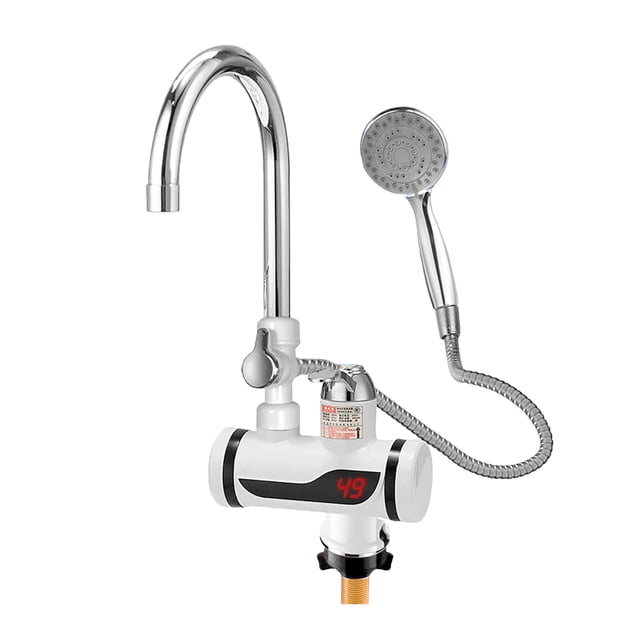 Amzcrzy Kitchen Appliances Temperature Display Heating Faucet Instant Heating Heating Faucet Electric Faucet Kitchen Utensils Set Kitchen Gadgets Kitchen Essentials