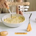 thumbnail image 2 of Mashed Potatoes Masher Stainless Steel Potato Masher for Vegetables and Ground Meats, 2 of 9