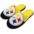 thumbnail image 1 of Pittsburgh Steelers NFL Big Logo Slippers, 1 of 1