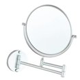 thumbnail image 1 of Double Side Wall Mount 3X Magnifying Bathroom Cosmetic Shaving Swivel Mirror . Matte, 1 of 8
