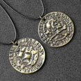 thumbnail image 3 of Pirate Coin Pendant Necklace, Sea Zone Savage Skull, 3 of 5
