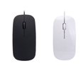 thumbnail image 2 of Wired Ultra-thin Mini Mouse Desktop Computer Laptop Matte Black White Cute Ergonomic Gaming Mouse, 2 of 9