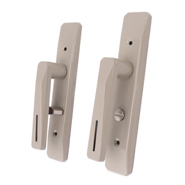 Verrous de Poignée de Porte Rectangulaires, Leviers de Porte Portables de Confidentialité Sécurité Poignée de Porte Réversible Porte de Bain Poignée de Porte Verrous Simples Loquet Matériel pour Chambres Bureau