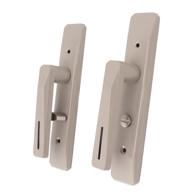 Rectangular Door Handle Locks, Portable Privacy Door Levers Security Door Handle Reversible Gate Bath Door Handle Simple Locks Latch Hardware For Bedrooms Office