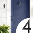 thumbnail image 3 of EGNMCR 5 Inch Modern Metal House Numbers Black Door Number House Address Letters And Numbers For Outside Signs Door number sign, 3 of 5