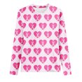 thumbnail image 4 of TIMIFIS Chandails de Sensibilisation au Cancer du Sein pour Femmes Ruban Chandail à Manches Longues Blouse Imprimée Col Rond Chandail à Manches Longues Décontracté Automne/hiver pour Femmes, 4 of 4