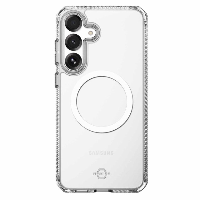 ITSKINS Étui Hybrid_R avec Aimants Transparent pour Samsung Galaxy S25 FE