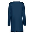 thumbnail image 5 of AherBiu Womens Cardigan Tops Long Sleeve Open Front Mid-Long Outwear with Pockets Spring Clothes, 5 of 5