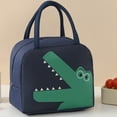 thumbnail image 1 of Lunch Sac à Isolé Pochette à, Seau à Lunch Sac Fourre-Tout à Lunch Femmes, Sac Fourre-Tout à Lunch Sac à Lunch Réutilisable, Sac à Lunch de Bureau Femmes Sac Fourre-Tout à Lunch, Marine, 1 of 6