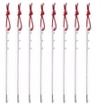 thumbnail image 2 of RXIRUCGD Outdoor Aluminum Tent Nails Tent Nail Set Camping Tent Nails With Three Edged Sawtooth Thickened With Rope Bag 8 PC, 2 of 6