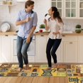 thumbnail image 5 of Coffee Kitchen Rugs and Mats for Floor 2 Piece Set Non Skid Rubber Washable Kitchen Rug Runner Coffee Decor, 5 of 5