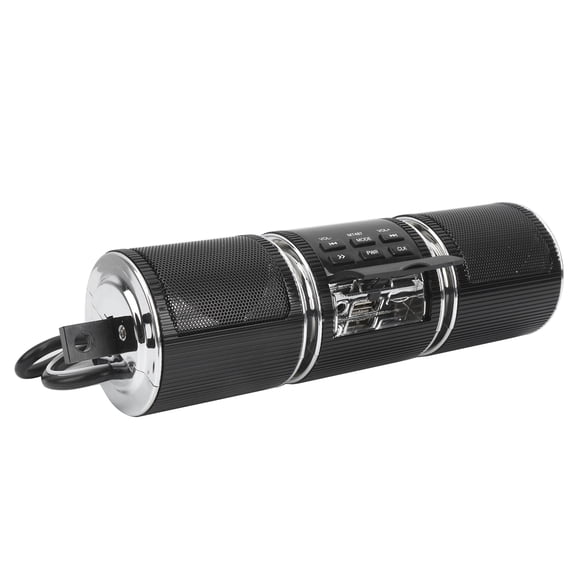 Stereo Speaker, Handlebar Audio Motorcycle Speaker Stereo Speaker, For MP3 Motorcycles Black,Silver