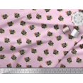 thumbnail image 2 of Soimoi Pink Rayon Fabric Floral & Be You Text Fabric Prints by Yard 56 Inch Wide, 2 of 5