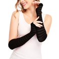 thumbnail image 3 of YOUSNH Gants Sans Doigts Longs Plus Chauds Punk Gothiques pour Femmes Café Taille Unique, 3 of 6