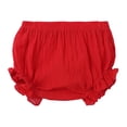 thumbnail image 1 of Kcodviy infant Baby Girls Play Up Shorts Boys Solid Spring Summer Girls Outfits Shorts Ruffle Clothes, 1 of 6