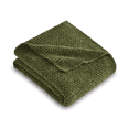 thumbnail image 2 of Mainstays Mossy Green Chenille Throw, 50" x 72", 2 of 5