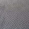 thumbnail image 2 of JML Velvet Quilt Set King Size 3 Pieces, Soft Velvet Diamond Pattern Bedspread Coverlet Quilted Bedding Set, with 2 Pillow Shams,Dark Gray, 2 of 7