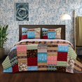 thumbnail image 1 of Greenland Home 3 Piece Bohemian Dream Quilt Set, King, 1 of 4