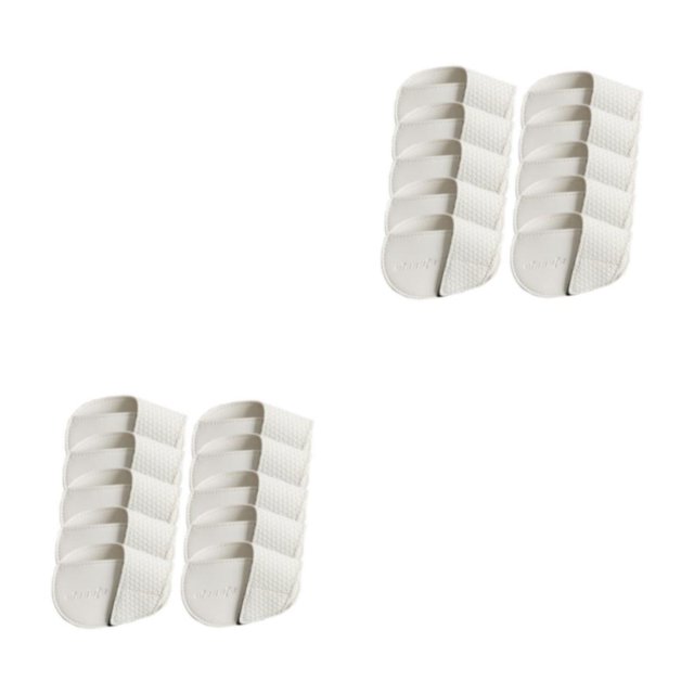 Thinsony Golf Head Covers PU Portable Protector Travel Athlete Golf for Training White Small 10 Pcs 2Set
