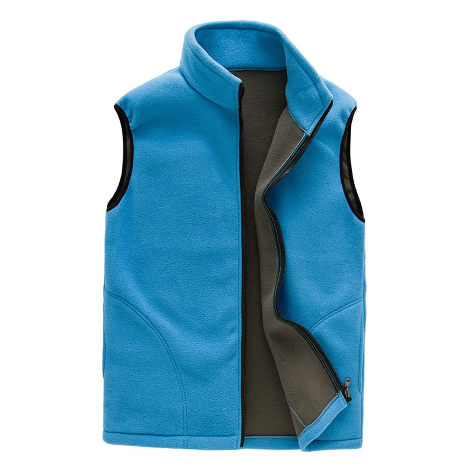 Timegard Womens Vests Sleeveless Full Zip Fitted Soft Fleece Outdoor Jacket Outerwear Warm Winter Tops
