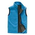 thumbnail image 1 of MeetoTime Veste Sans Manches à Fermeture Éclair devant pour Femme, Chaude, Légère, en Molleton Doux, avec Poches, 1 of 7