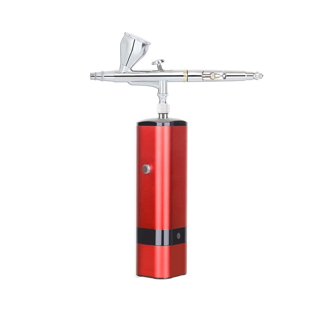 Pistolet Vaporisateur de Fond de Teint Aérographe Professionnel Sans Fil à Haute Pression, Système de Trousse de Maquillage Compresseur, Contrôle de Précision