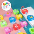 thumbnail image 4 of and Locks Set Montessori Educational Logical Thinking Sensory Toys 26 Locks 26 Keys, 4 of 5