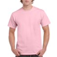thumbnail image 1 of Gildan Men's Ultra Cotton Tee, Light Pink, Large, 1 of 1