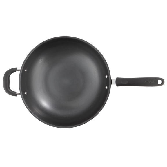 32CM Carbon Steel Wok Without Lid