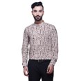 thumbnail image 1 of BESTMAN Mandarin Men CollarShirtsRegular Fit Printed Mens Short Kurta Shirt, 1 of 6