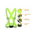 thumbnail image 2 of Reflective Vest Running Gear 2Pack, High Visibility Adjustable Safety Ves - Green, 2 of 5