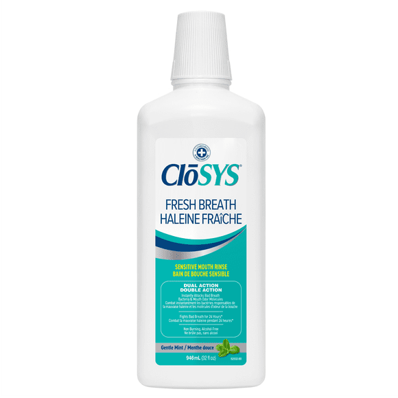 Rince-bouche buccal ultra-sensible CloSYS, sans saveur