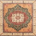 thumbnail image 1 of Ahgly Company Indoor Square Abstract Red Abstract Area Rugs, 8' Square, 1 of 6