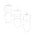 thumbnail image 2 of 3 Pieces swimsuit Hangers Storage Hanging Rack Top Swivel Hook for Swimsuits Women, 2 of 8