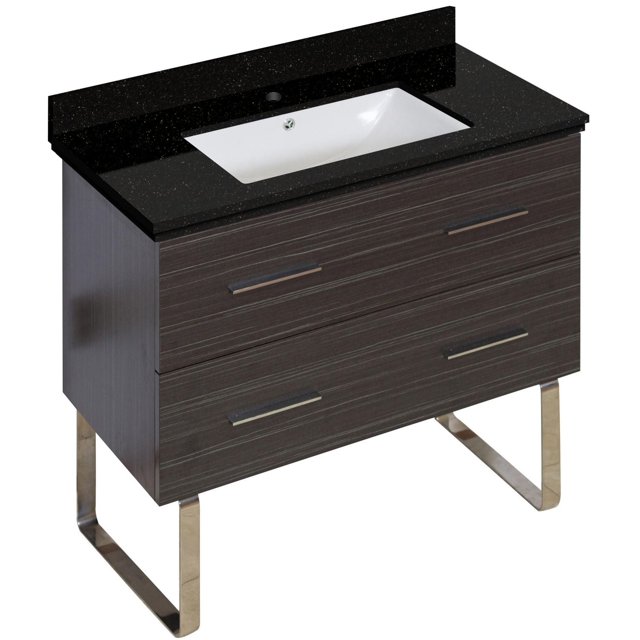 Imaginations Américaines 36 po W Vanity Set Gris
