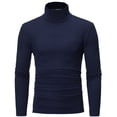 thumbnail image 1 of Chemisier Homme Manche Ajustée Chemise Homme Couleur Unie Boutonnée Coupe Ajustée sous-Couche Unie Extensible Coton Chemises Habillées pour Homme Haut Coupe Ajustée Col Roulé Long Couleur Chemise Homme Chemise Homme, 1 of 6