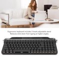 thumbnail image 4 of Red Switch Typewriter Mechanical Keyboard, 100 Keys RGB Backlight  Gaming Keyboard with Tablet Phone Stand,  5.1, Wired USB, for , OS X, , IOS, 4 of 7
