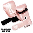 thumbnail image 2 of Tapout 10 oz Womens Boxing Gloves With Adjustable Hook And Loop Closure - Pink/White, 2 of 2