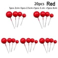 thumbnail image 1 of Bgsha 20pcs Golden Ball Cake Topper Birthday Party Cupcake Topper for Cake Decor, 1 of 7
