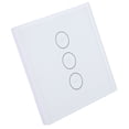 thumbnail image 1 of Touch Control Smart Dimmer Switch, 400W Smart Dimmer Switch Stepless Brightness  for TUYA for Household White,Black, 1 of 7