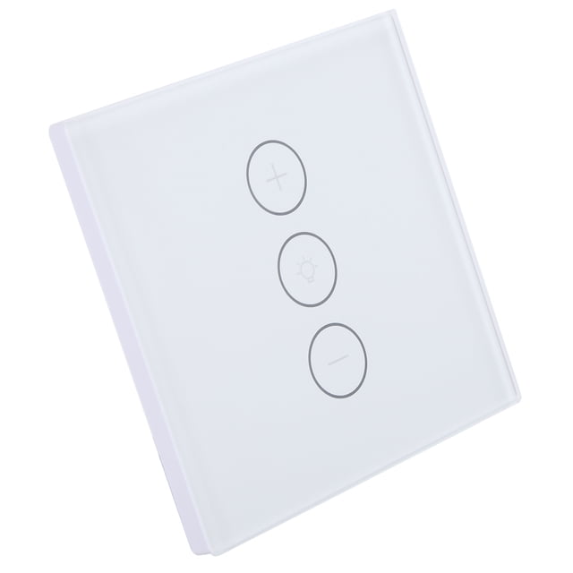 Touch Control Smart Dimmer Switch, 400W Smart Dimmer Switch Stepless Brightness for TUYA for Household White,Black