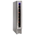 thumbnail image 1 of Koolatron 7 Bottle Slim 6 Inch Built-In Under-Counter Wine Fridge w/ Stainless Steel Door Frame, 1 of 9