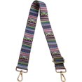 thumbnail image 1 of SURJDE Sangle Bandoulière pour Sacs à Main de Remplacement Réglable Guitare Style Multicolore Sangles de Sac à Main, Boho Multicolore, Moyen, 1 of 4