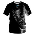 thumbnail image 4 of EGNMCR Men Short-Sleeved Printed Color Buttons Fashion Casual T-Shirt Tops, 4 of 5