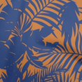 thumbnail image 1 of oneOone Rayon Medium Blue Fabric Leaves Sewing Craft Projects Fabric Prints By Yard 56 Inch Wide-YE, 1 of 5