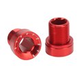 thumbnail image 3 of Bike Crank Screw, Fine Thread 2 Pieces Bike Spline Crank Screw  For DIY For Bike For Repair Red, 3 of 8